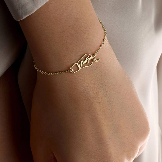 Εξατομικευμένο βραχιόλι με όνομα γάτας